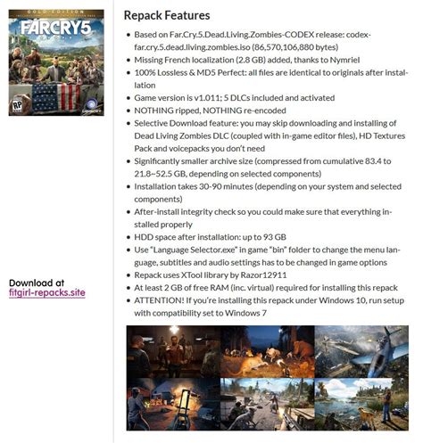 far cry 5 fitgirl|Far Cry 5: Gold Edition (v1.011 + 5 DLCs, MULTi15) .